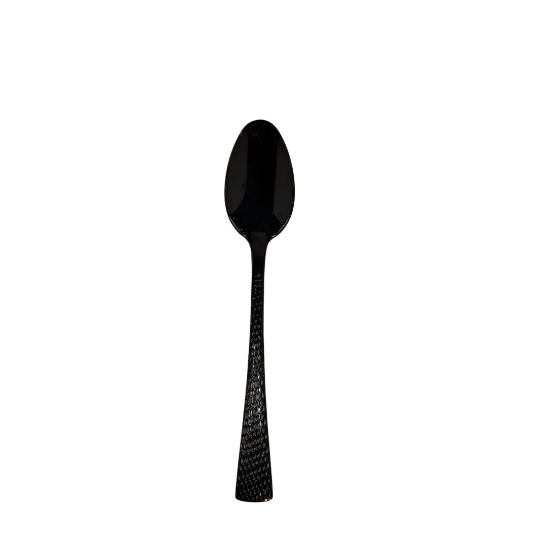 CUCHARA POSTRE DECO NEGRA LACELLIER