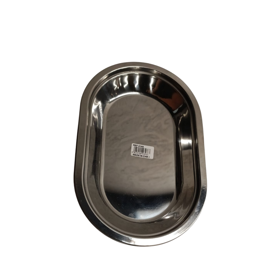 BANDEJA OVALADA ACERO LACELLIER