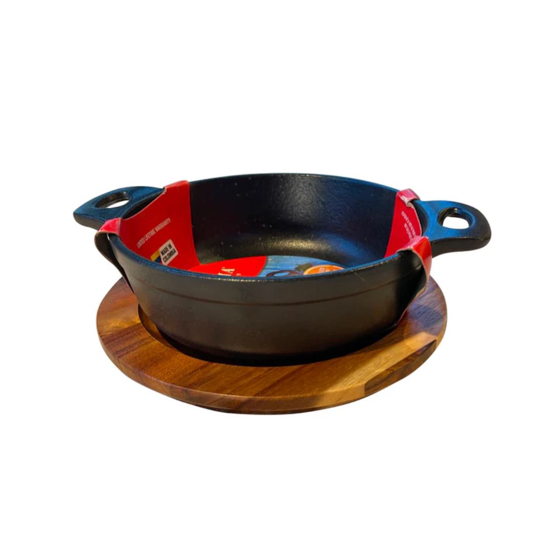 BASE MADERA CAZUELA 16 CM ACACIA 7.5"