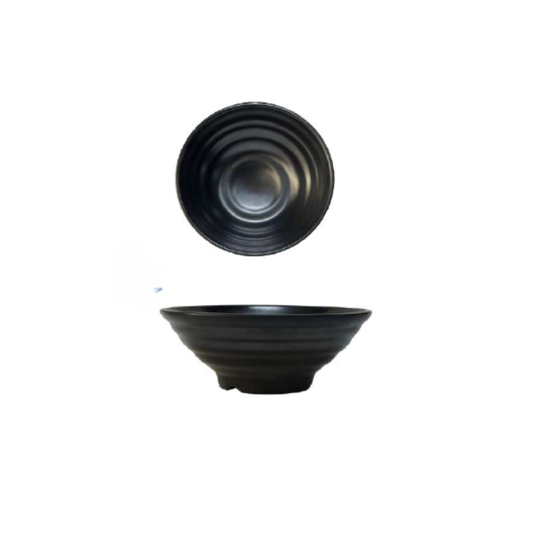 BOWL 18CM MELAMINA NEGRA TRADE