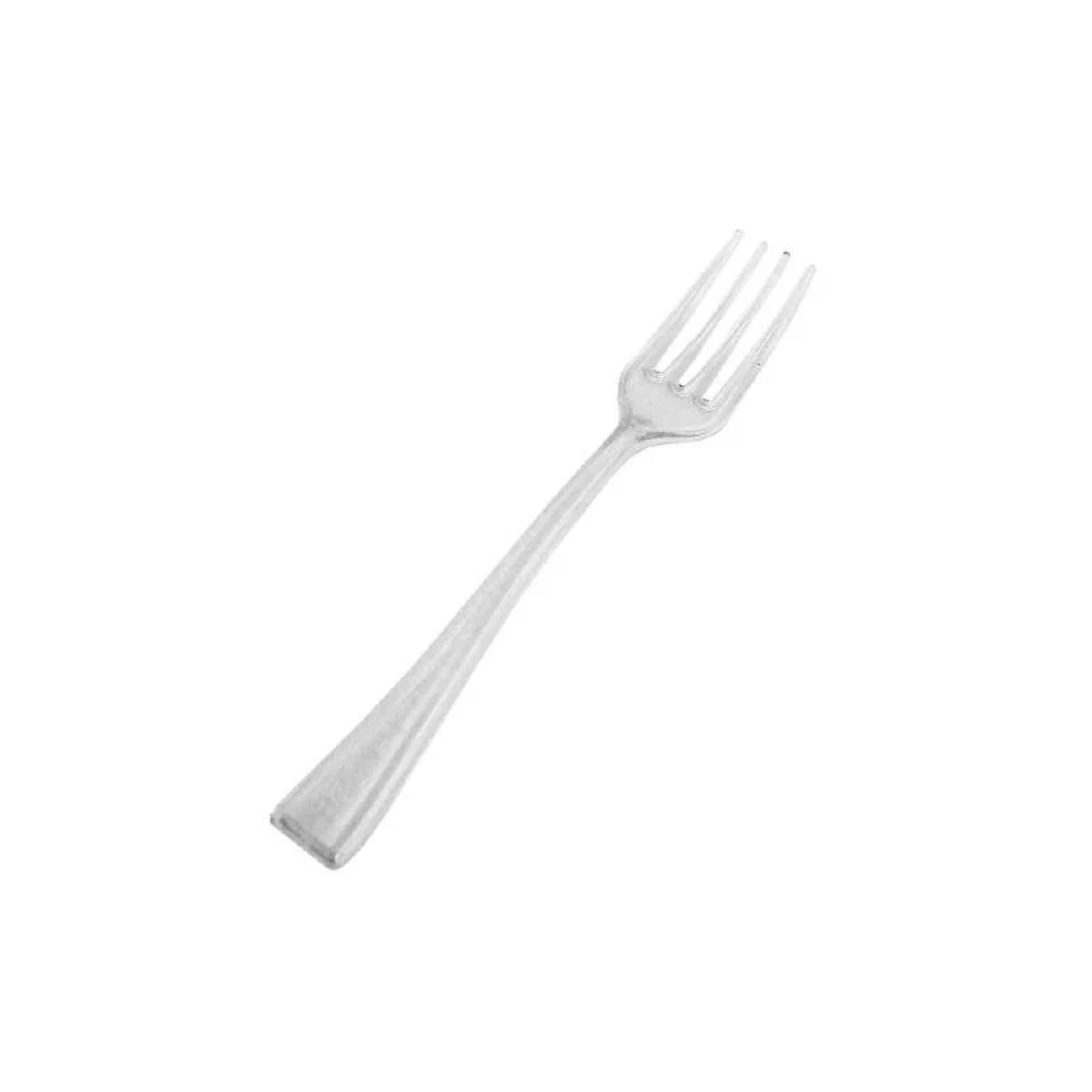 TENEDOR PQÑO TRANSP X50UNDS