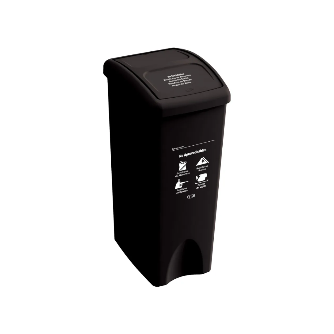 PAPELERA VAIVEN PLANA 53L ESTRA