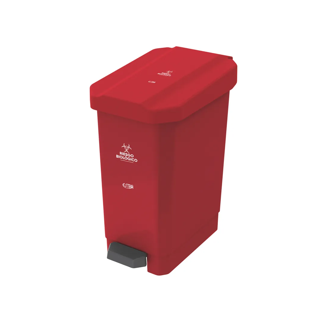 PAPELERA ESTRABINS PEDAL 10L