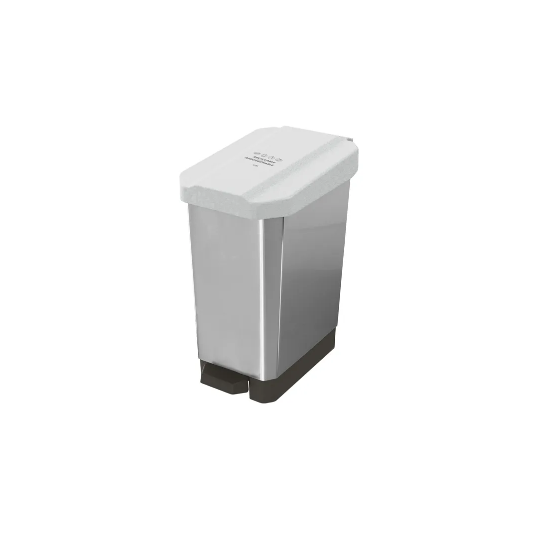 PAPELERA ESTRABINS PEDAL 10L METALIZADO