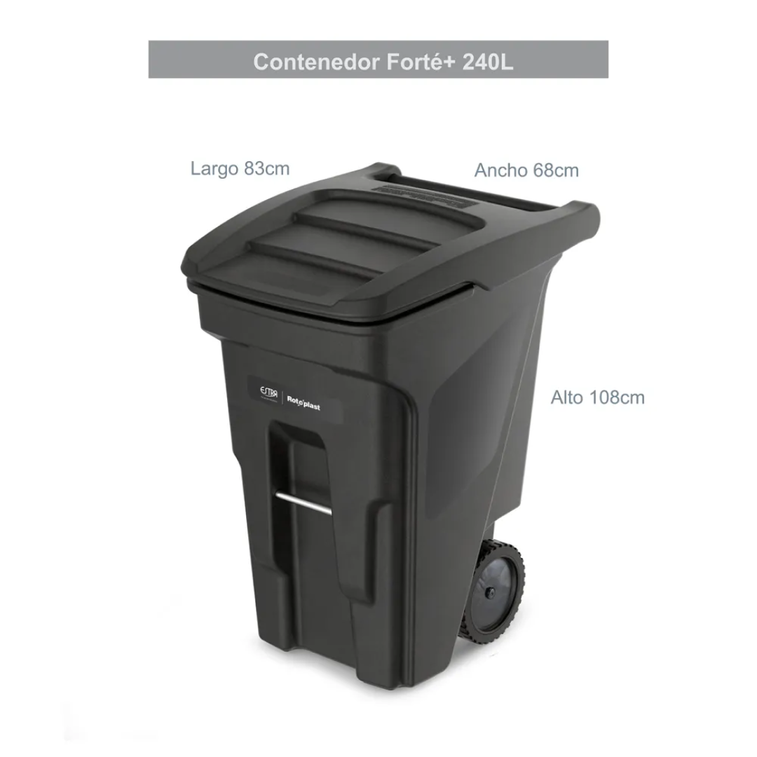 CONTENEDOR FORTE 240LT ESTRA