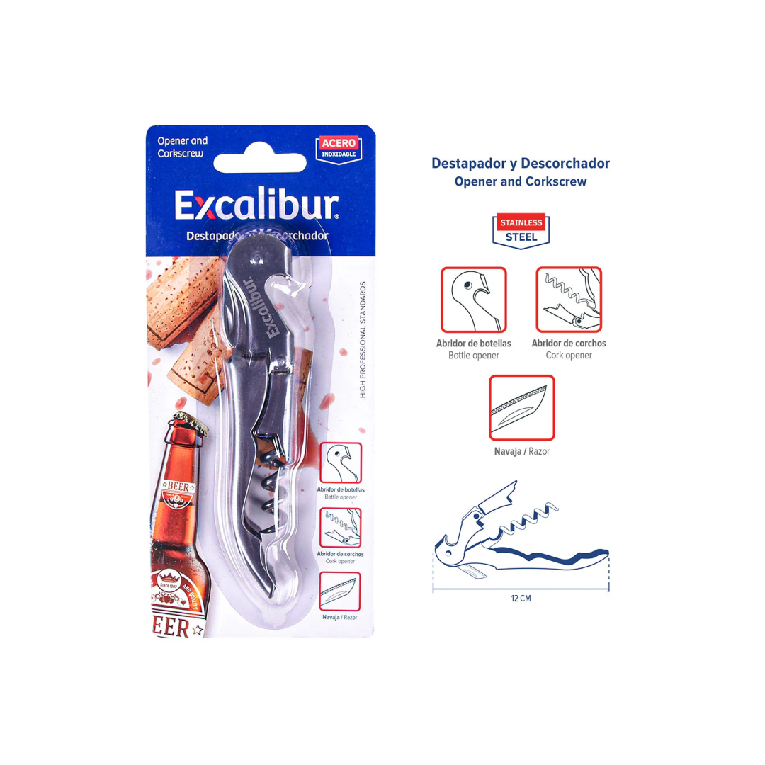 DESTAPADOR Y DESCORCHADOR EXCALIBUR