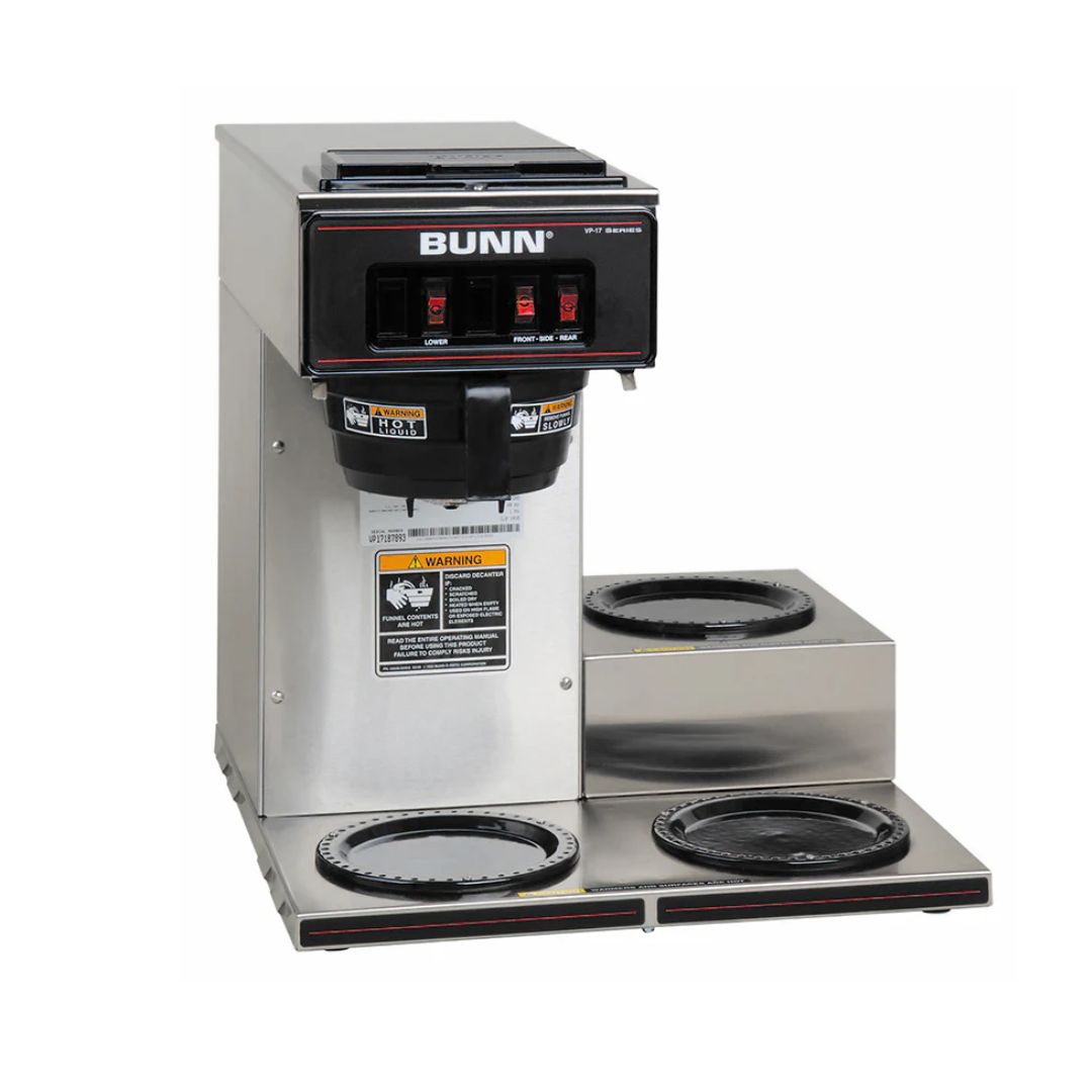 CAFETERA DE GOTEO BUNN VP13-3 HORNILLAS