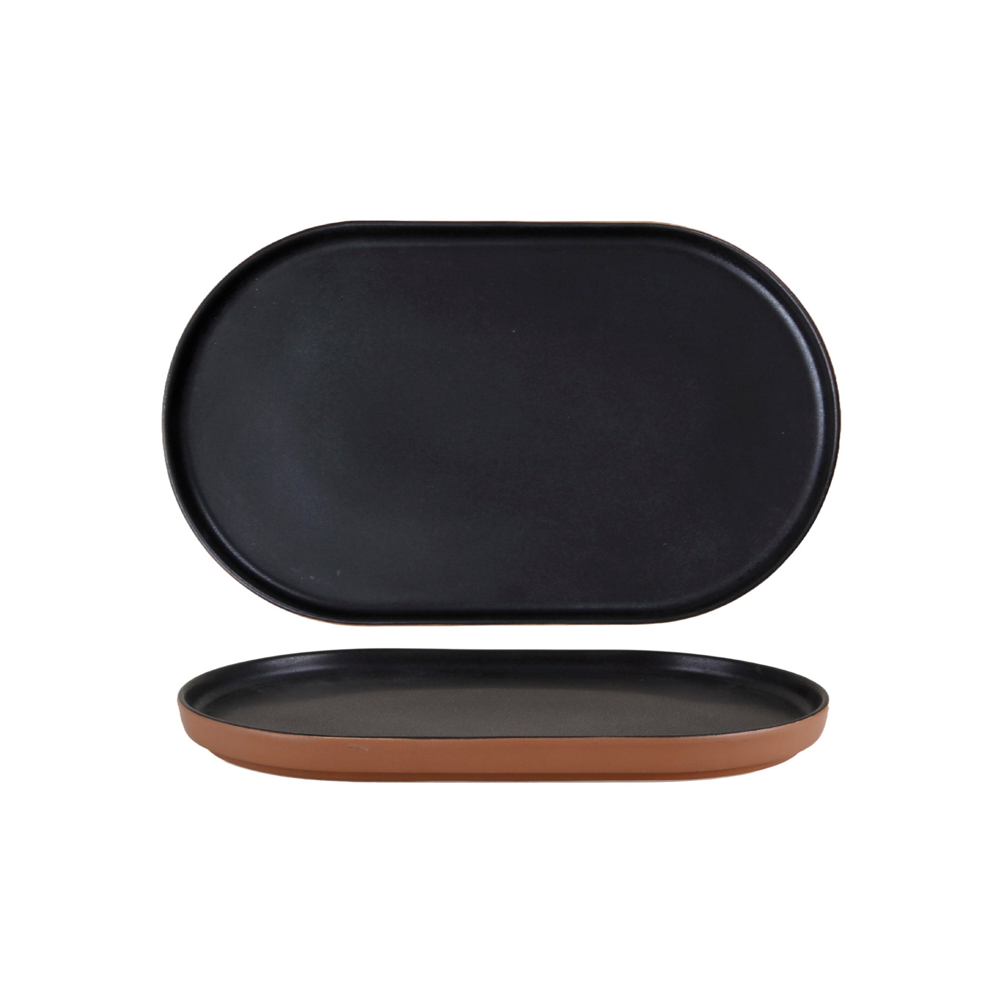 BANDEJA 35.9X21.7CM PLUTO TERRACOTA MATE