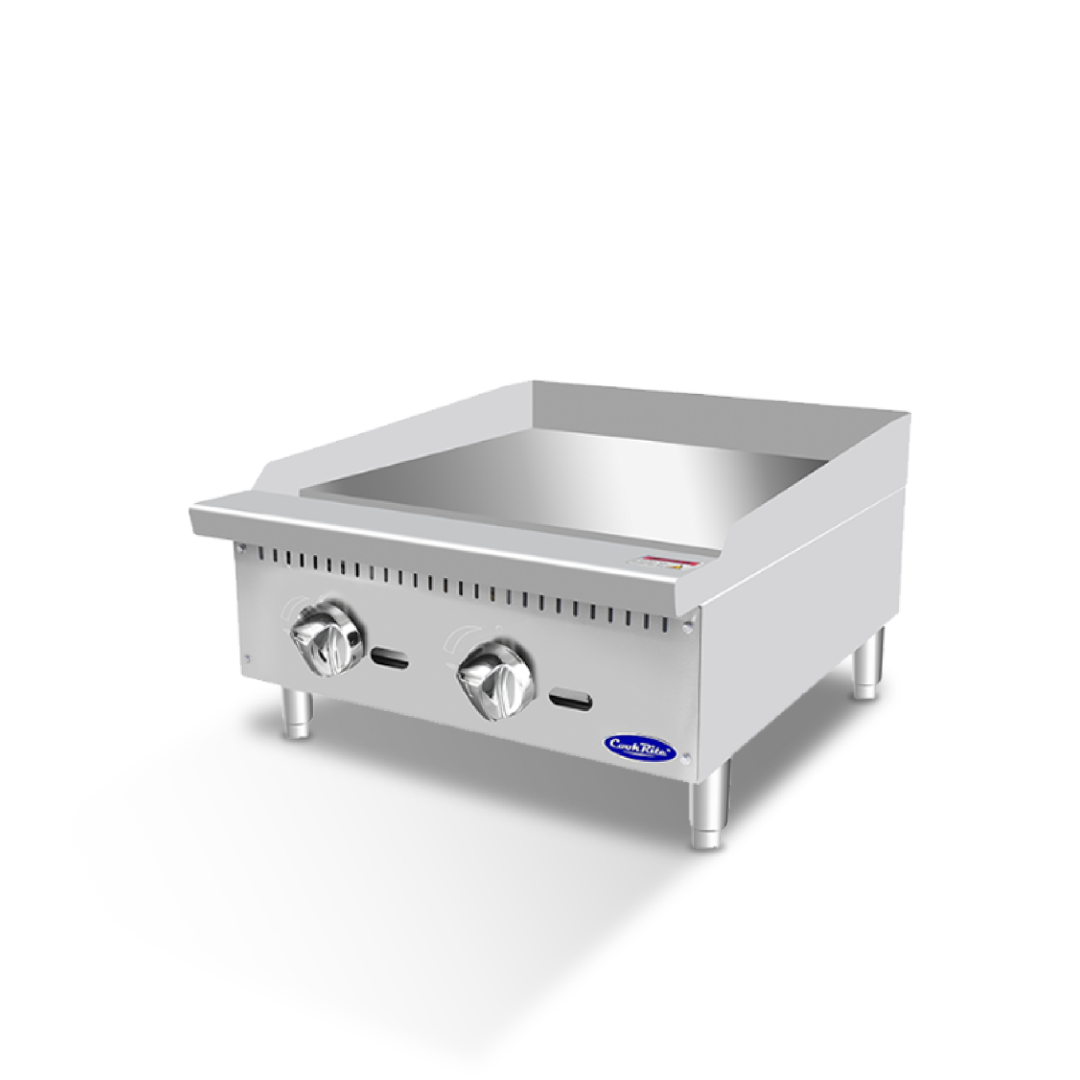 PLANCHA A GAS 2 QUEMADORES 60CM COOKRITE