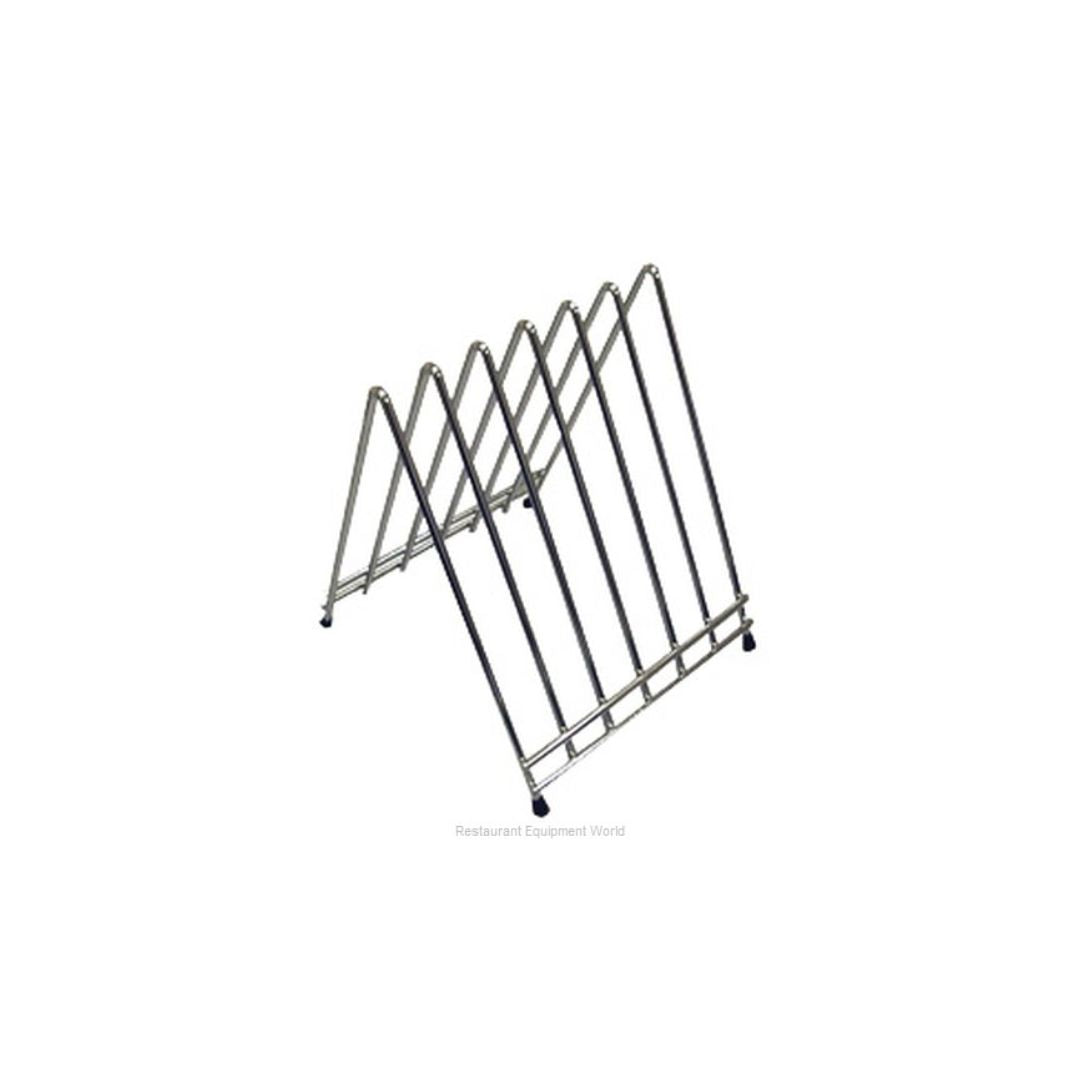 RACK PARA TABLAS 6 PUESTOS PLATEADO