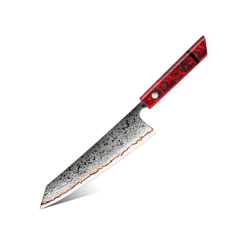 CUCHILLO DAMASCO COBRE CAPAS KIRITSUKE