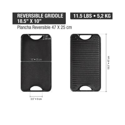 PLANCHA 47X25CM ESM NEG MATE VICTORIA