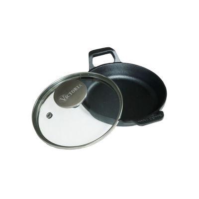 MINI CAZUELA ESMALTADO/TAPA VIDRIO 14CM