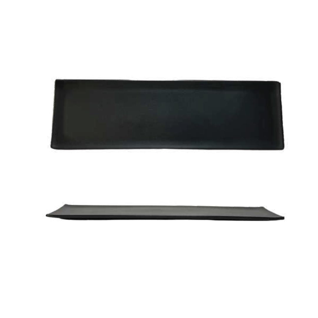 BANDEJA RECTANG LISA 32X10 MELA NEG TRAD