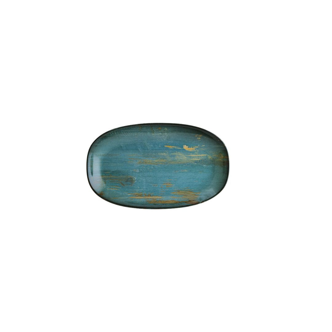 PLATO MADERA MINT OVALADO 19X11 CM BONNA
